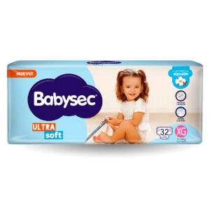 BABYSEC HIPER ULTRA PAÑAL XG x 32u